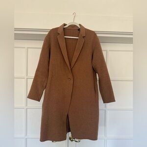 Uniqlo tan women’s coat size M
